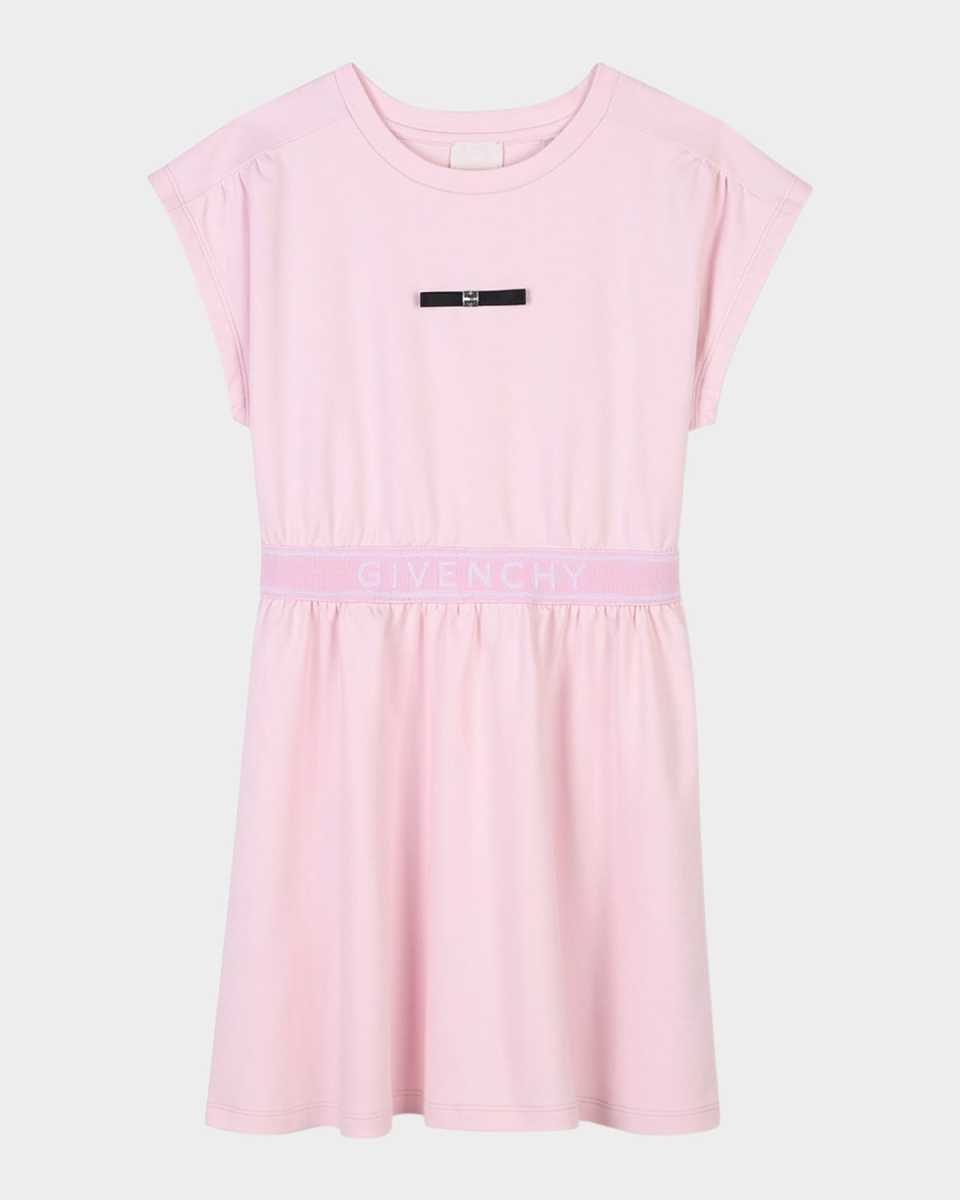 Girl's Logo Waistband Dress, Size 4-